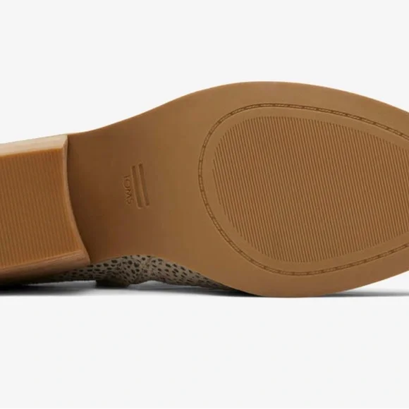 TOMS WOMEN LEA macadamia mini Cheetah 🐆 Printed Suede - Picture 3 of 4